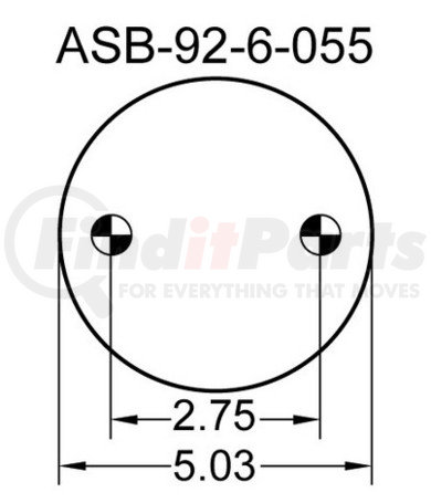 Continental AG 1B8-564 Air Spring Bellows