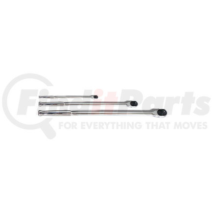 E-Z Red MR482XLC 3-Piece Full Chrome Ratchet Set