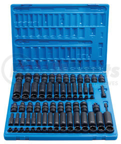 Grey Pneumatic 1281 81 Pc. 3/8" Drive 6 Point Standard and Deep Master Socket Set