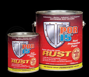 Absolute Coatings (POR15) 45004 Rust Preventive, Gloss Black, Quart