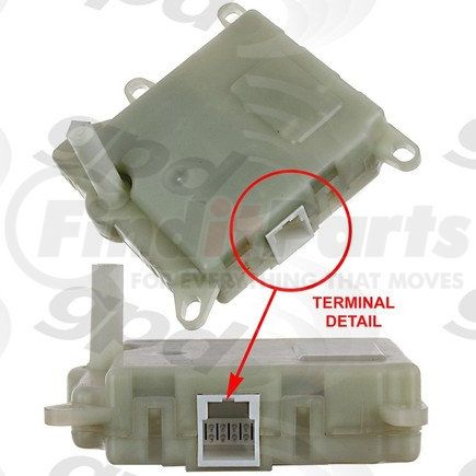 Global Parts Distributors 1711896 HVAC Heater Blend Door Actuator-Air Inlet Door Actuator Global 1711896