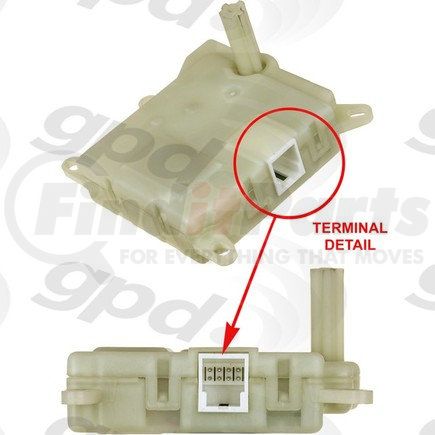 Global Parts Distributors 1711898 HVAC Heater Blend Door Actuator Global 1711898