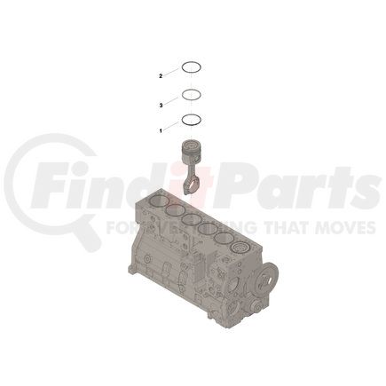 Cummins 3278723 Piston Ring Kit