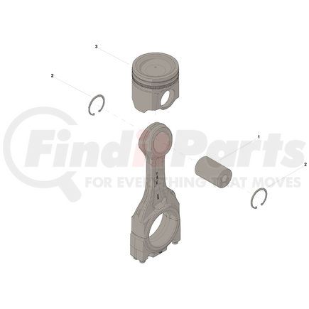 Cummins 3801246 Non-Returnable, KIT,ENGINE PISTON