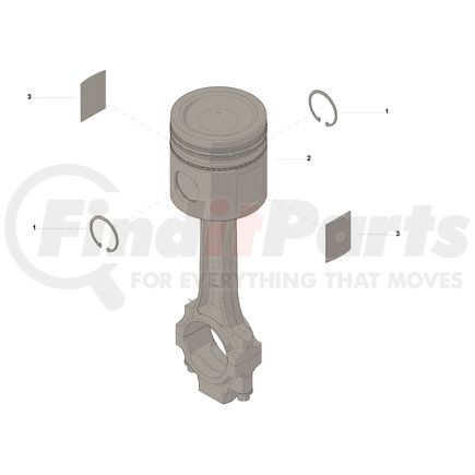 Cummins 3801666 Engine Piston Kit