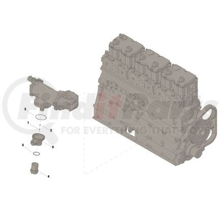 Cummins 3804658 ADAPTER,FILTER HEAD