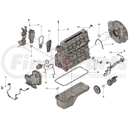 Cummins 4089173 SET,LOWER ENGINE GASKET