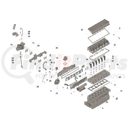 Cummins 4089478 Upper Engine Gasket Set