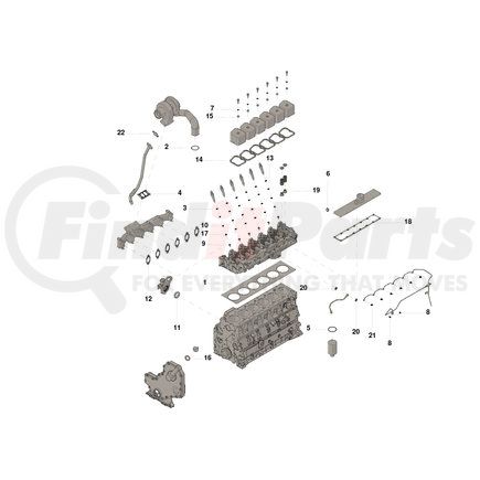 Cummins 4089649 Upper Engine Gasket Set