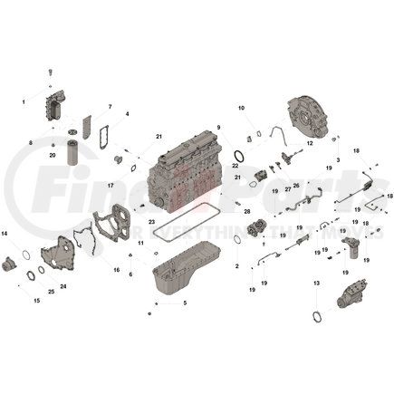 Cummins 4089759 Lower Engine Gasket Kit