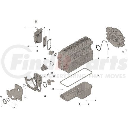 Cummins 4089889 SET,LOWER ENGINE GASKET