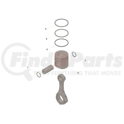 Cummins 4376424 Engine Piston Kit