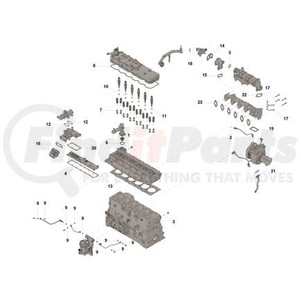 Cummins 4955354 Upper Engine Gasket Set