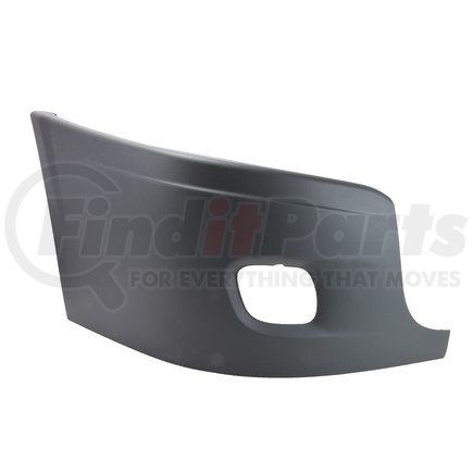 Newstar S-28096 Bumper End Cap with Fog Lamp Hole, RH, Gray