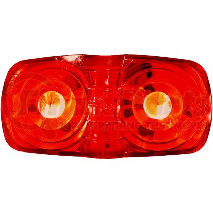 Peterson Lighting 38RMVBT2 38 LED Clearance and Side Marker Light - Red with .180 bullets