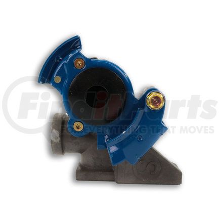 Power Products 11444P Angled Gladhands - 38° Service - Blue - (2) 1/2” PT