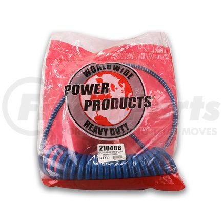 Power Products 21040B 15'blue Coiled Air 40"Leads And Handle