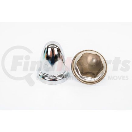 Power Products CN33F Lug Nut Cover - Chrome 33 mm w/ Flange