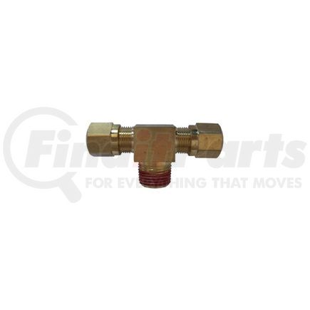 Power Products N72-4-4 Nyl Air Brake Male Branch Tee 1/4x1/4