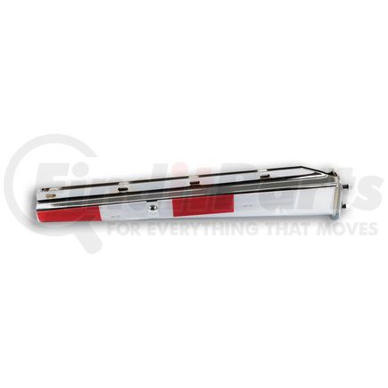 Power Products CM230CT Mud Flap Hanger Chrome w/ Conspicuity Tape Pair Spring Loaded 30” Hex Tube 2-1/2” Bolt Pattern