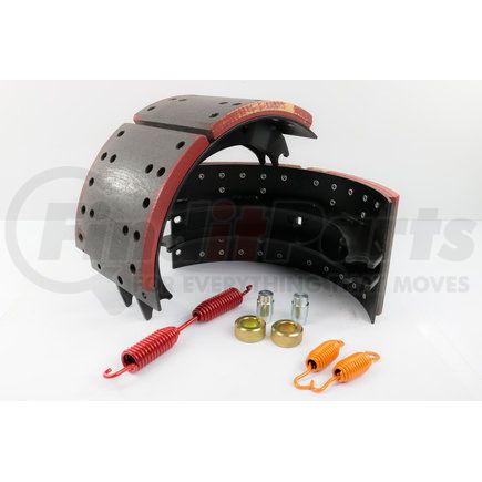 HD Value HDV4311E20S New Lined Brake Shoe Kit - Standard Mix - 20K Rated; 4311E