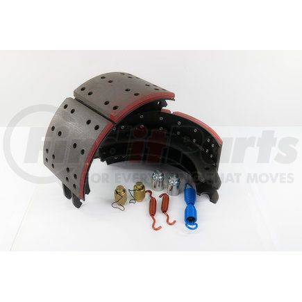 HD Value HDV4515Q20S New Lined Brake Shoe Kit - Standard Mix - 20K Rated; 4515Q