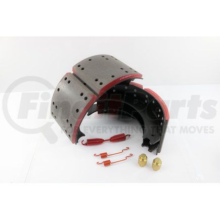 HD Value HDV4709E220S New Lined Brake Shoe Kit - Standard Mix - 20K Rated; 4709E2