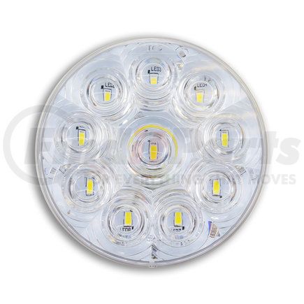 HD Value HDV4003W 4” Round White Backup 10 LED; 3 Core Connector