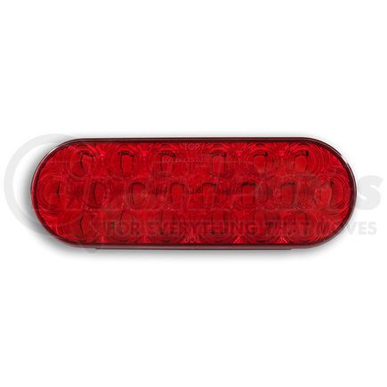 HD Value HDV6002R 6” Oval S/T/T Red 20 LED; 3 Core Connector