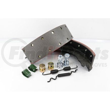 HD Value HDV1443E23P New Lined Brake Shoe Kit - Premium Mix - 23K Rated; 1443E