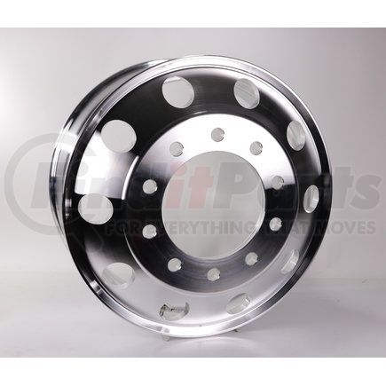 HD Value HDVAW225H Aluminum 22.5” x 8.25” Wheel - 10 Hand Holes