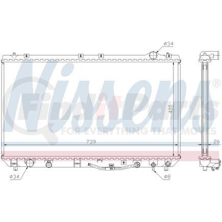 Nissens 647541 RADIATOR