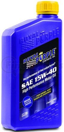 Royal Purple Synth Oils 01154 SAE 15W40 MOTOR