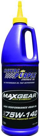 Royal Purple Synth Oils 01301 MAX GEAR SAE 75W