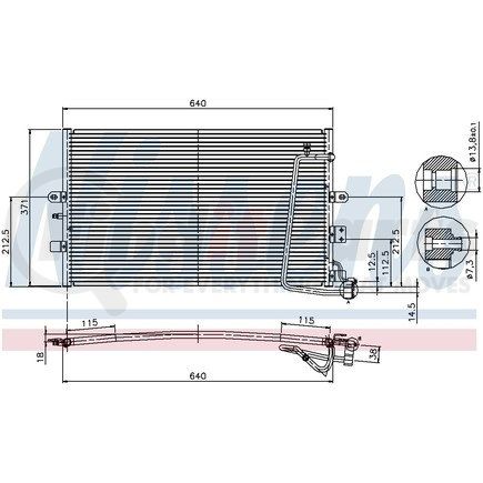 Nissens 94301 A/C Condenser