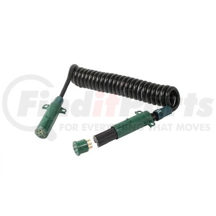Phillips Industries 24-4621-1 Cable Assembly-PERMACOIL™, Coiled, 15 Ft., 6/14 & 1/12 ga., with Zinc Die-Cast Plugs