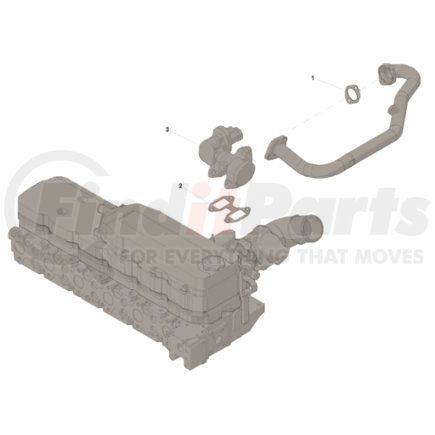 Cummins 5405857RX Exhaust Recirculation Valve Kit