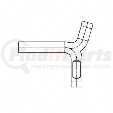 Freightliner 04-16885-041 PIPE - 5TEE