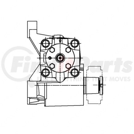 Freightliner 14-13063-000 STEERING GEAR RH LOW