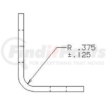 Freightliner 2125361000 BRACKET BUMPER MTG