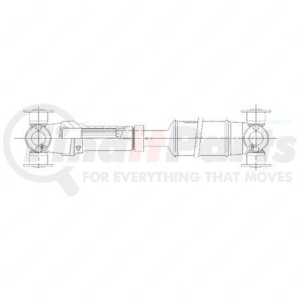 Freightliner A0909171610 DRIVESHAFT STL