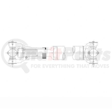 Freightliner A0910033552 DRIVESHAFT STL