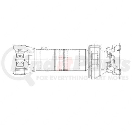 Freightliner A0910740480 DRIVESHAFT & M/SHIP BRG