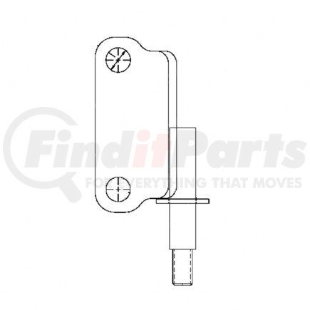 Freightliner A10-12047-001 BRKT-SHOCK ABSORBER,LO