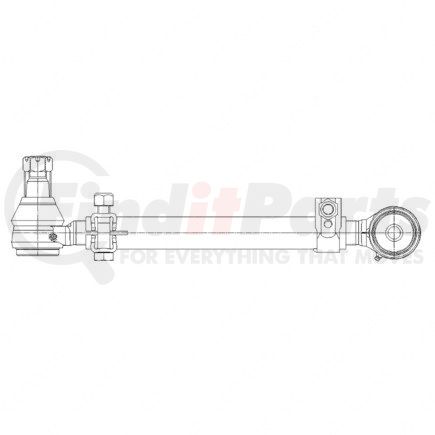 Freightliner A1409535001 ROD-STEERING CON.DRAG LINK.SET BACK AXLE