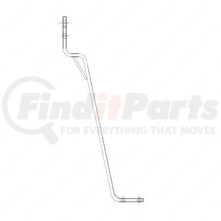 Freightliner A1513139000 STRUT REAR OIL PAN GUARD