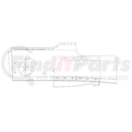 Freightliner A18-27980-011 PANEL-COWL SIDE RH