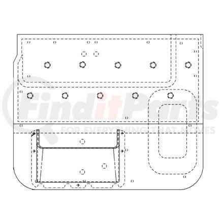 Freightliner A18-36992-510 PANEL-DOOR,CAB INTERIO