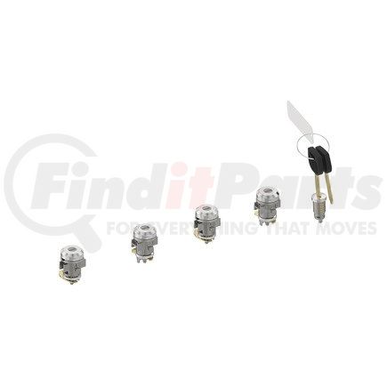 Freightliner W22-00070-000 M2 4DR LOCKSET,2 KYS RNDM