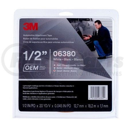3M 06380 3M WT 1/2 ATCH TAPE 06380